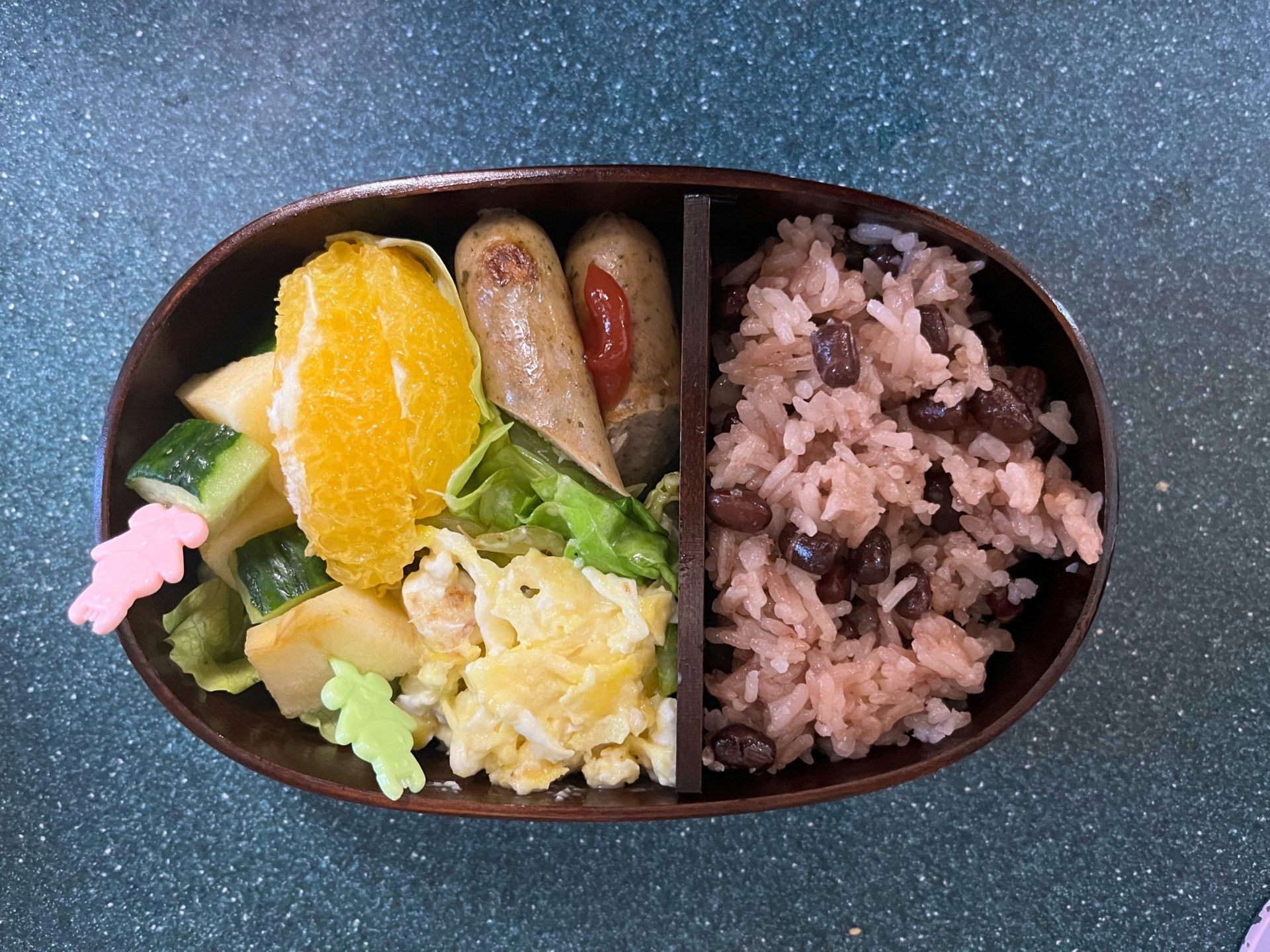 今日のお弁当(2/16)
メインはウィンナー炒めでした