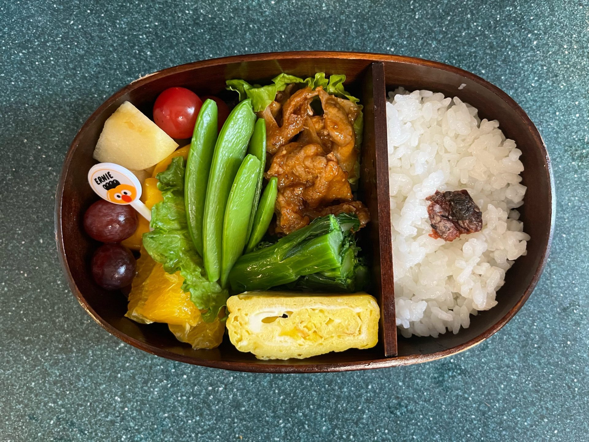 今日のお弁当(4/29)
メインはポークチャップでした