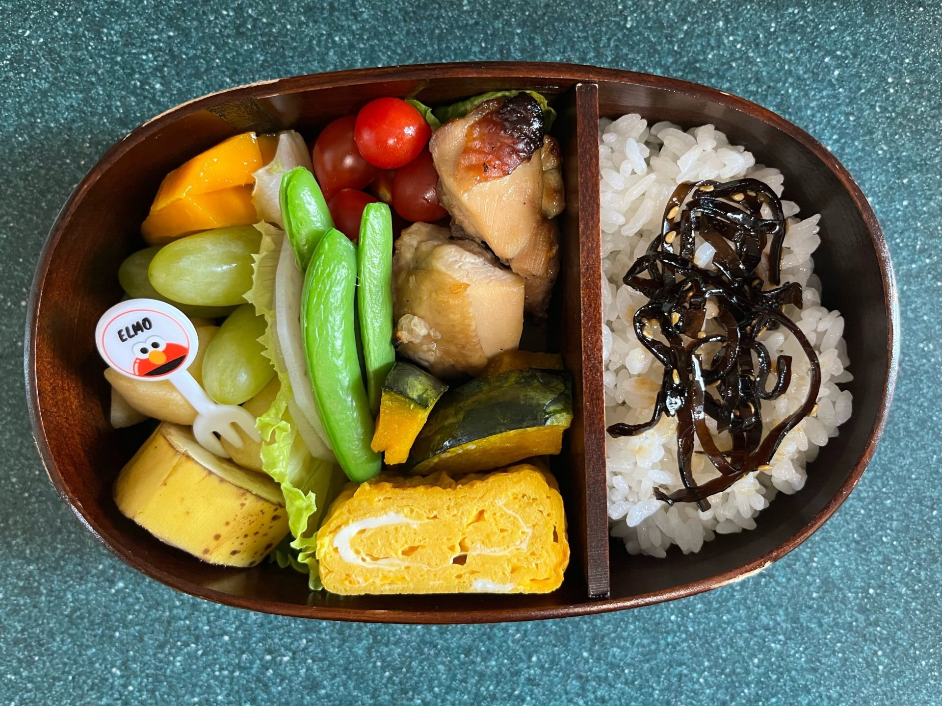 今日のお弁当(5/13)
メインは塩麹レモンチキンでした