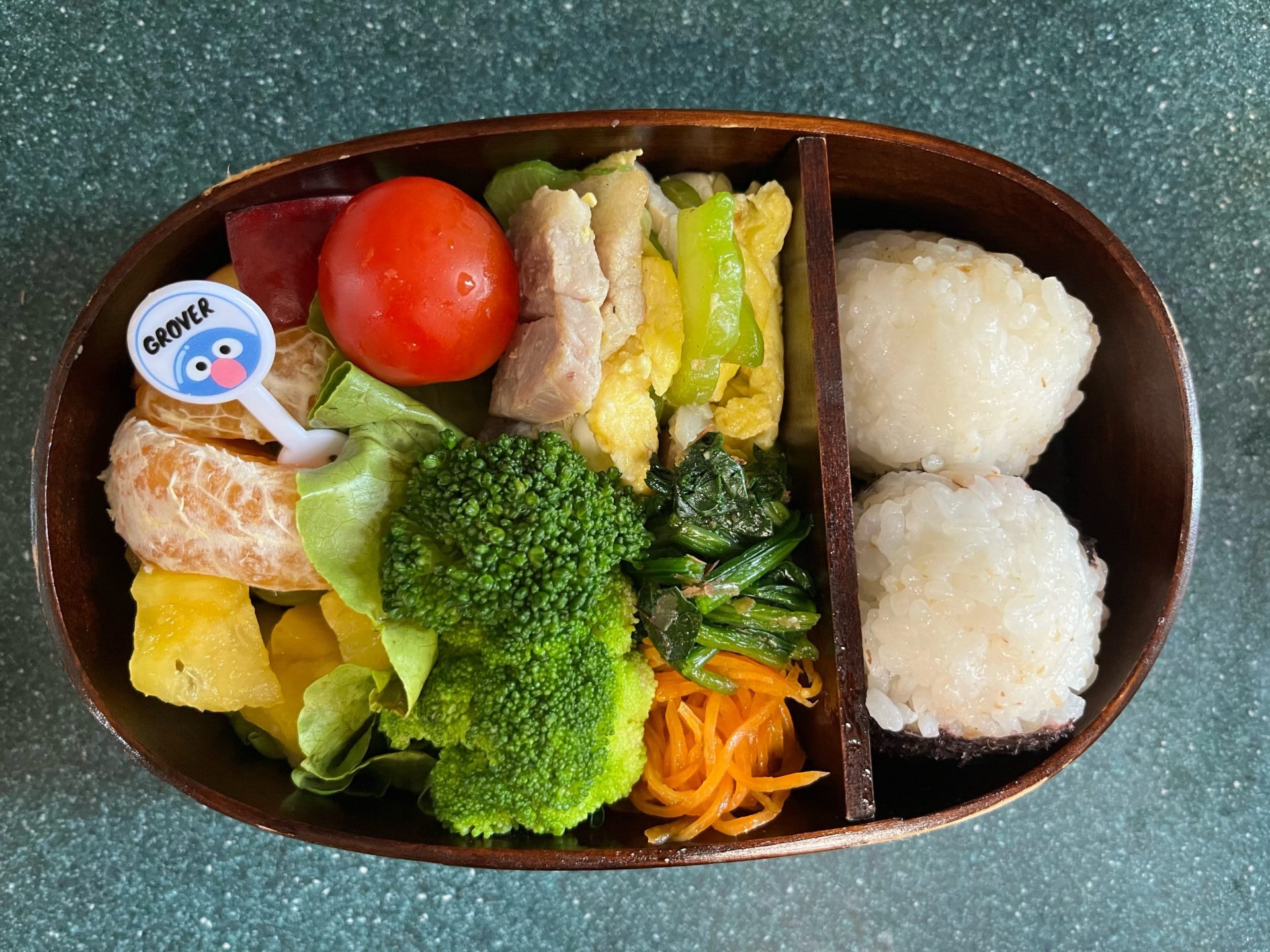 今日のお弁当(5/28)
メインはゴーヤと塩豚の炒め物でした