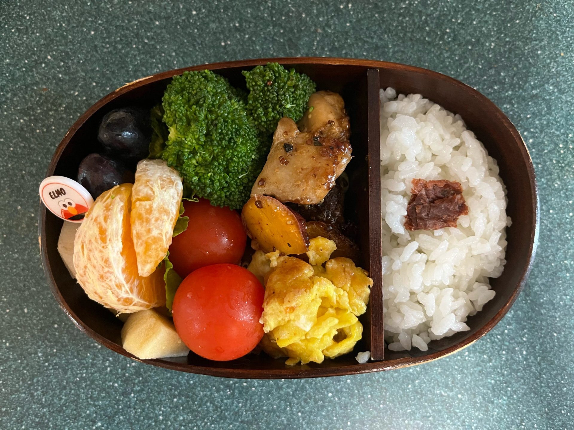 今日のお弁当(6/5)
メインは鶏肉のハニーマスタード焼きでした