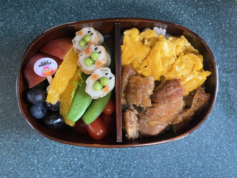 今日のお弁当(6/11)
メインは鶏もも肉の梅煮でした