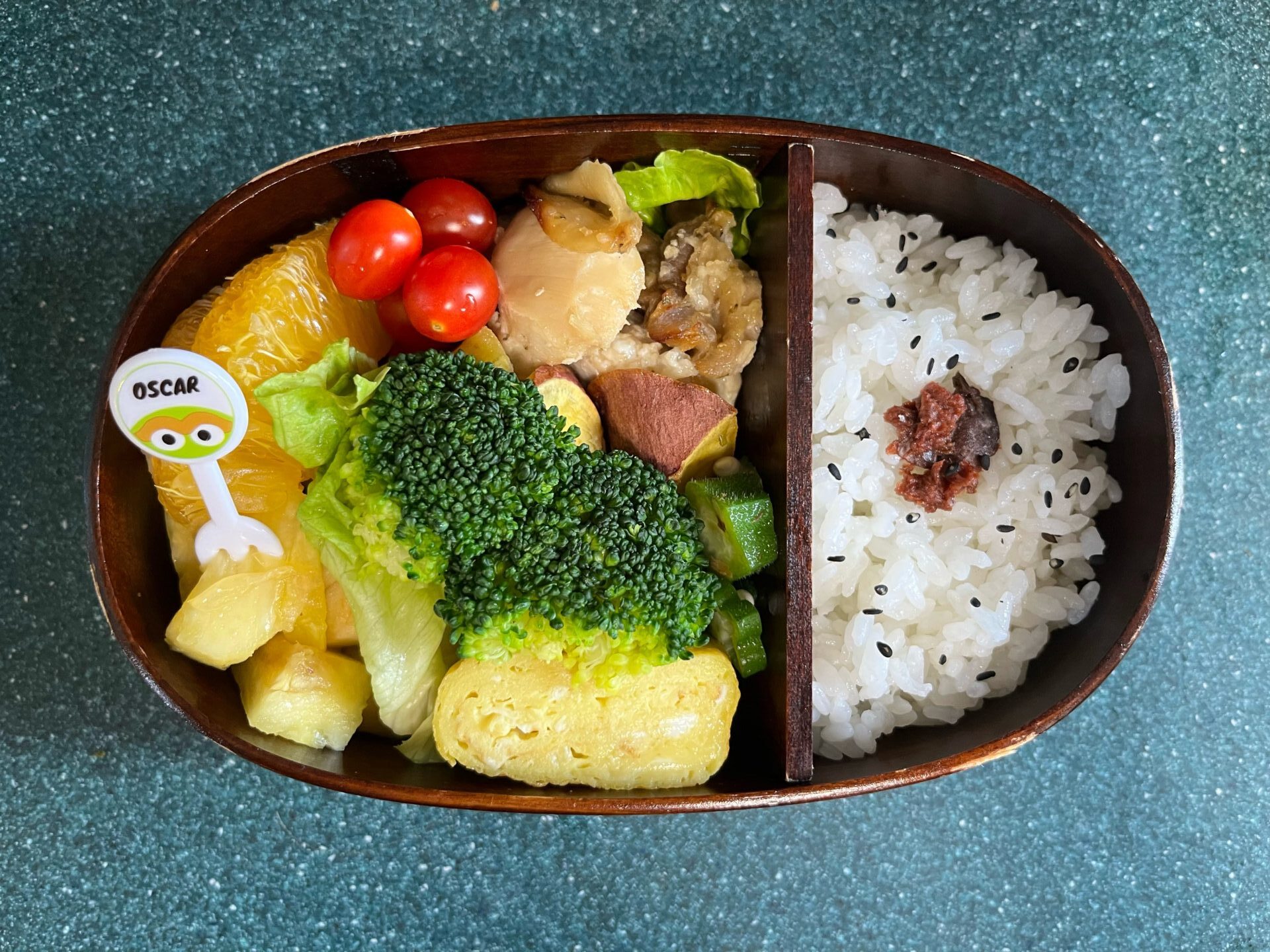 今日のお弁当(7/2)
メインは鶏肉のレモン塩麹焼きでした