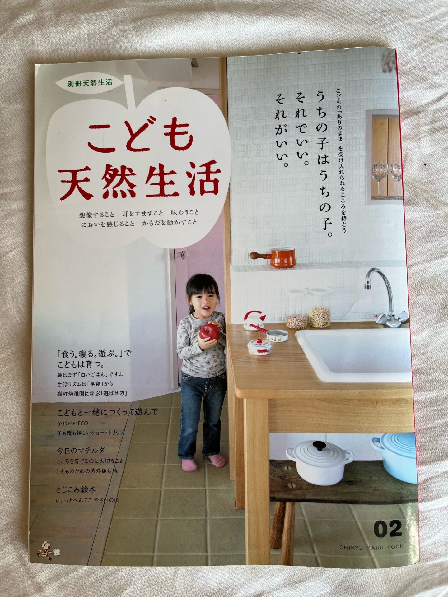 こども天然生活02。ずいぶん前の雑誌ですが、私のお気に入りです。