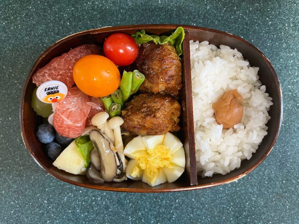 今日のお弁当(9/9)
メインはハンバーグでした