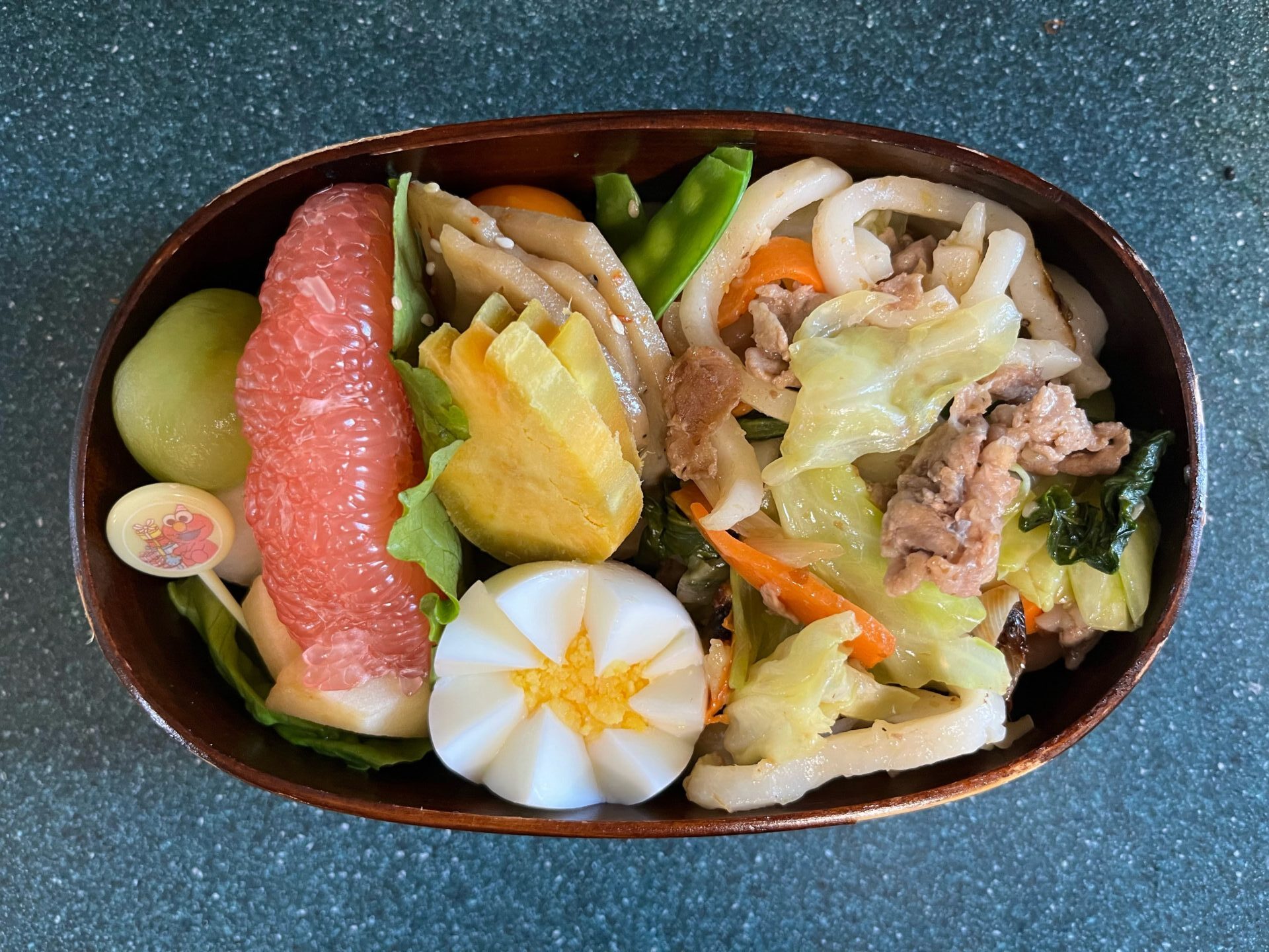 今日のお弁当（9/20）
焼きうどんでした