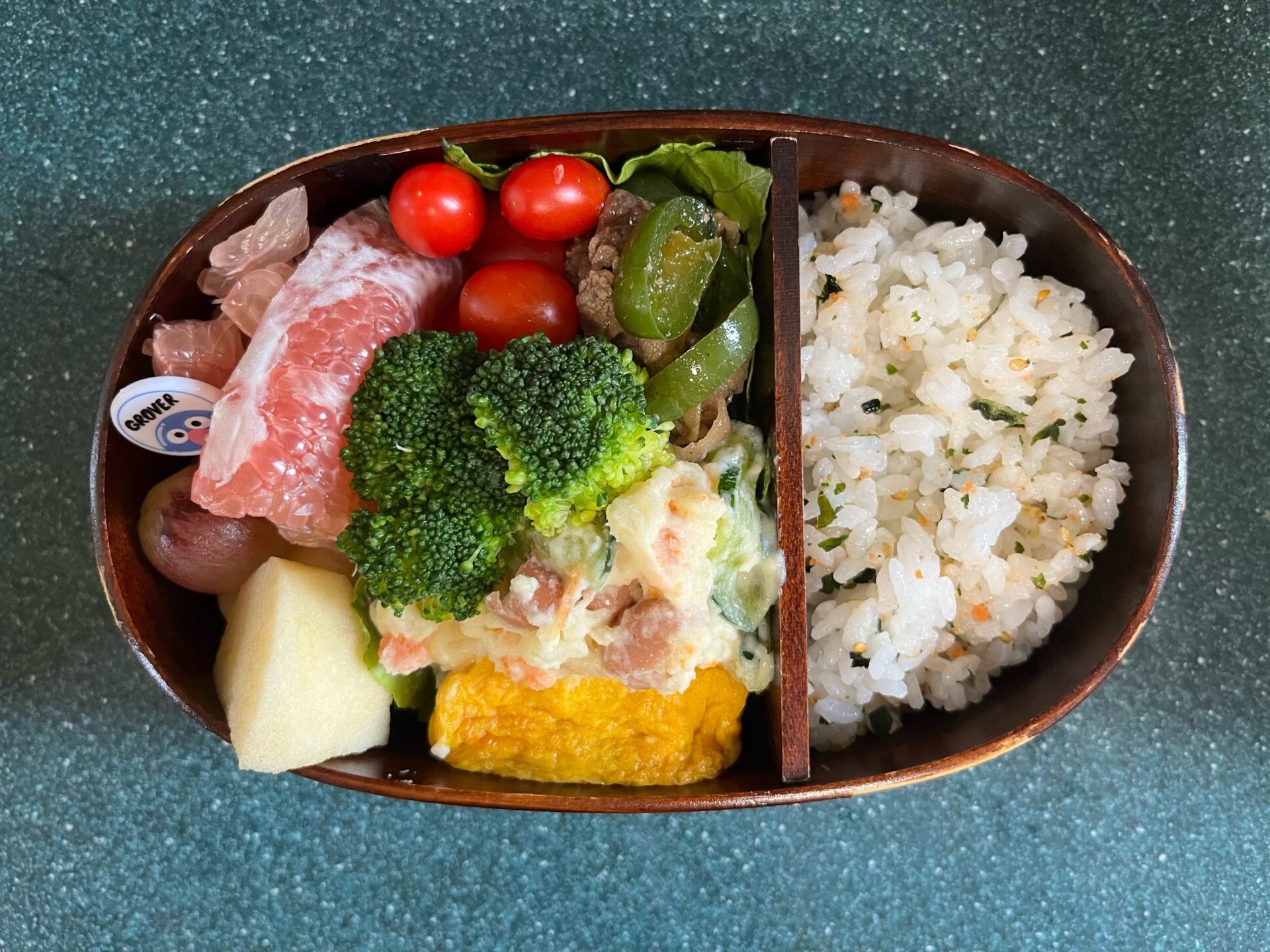 今日のお弁当(9/24)
メインは牛肉とピーマンの甘辛炒めでした