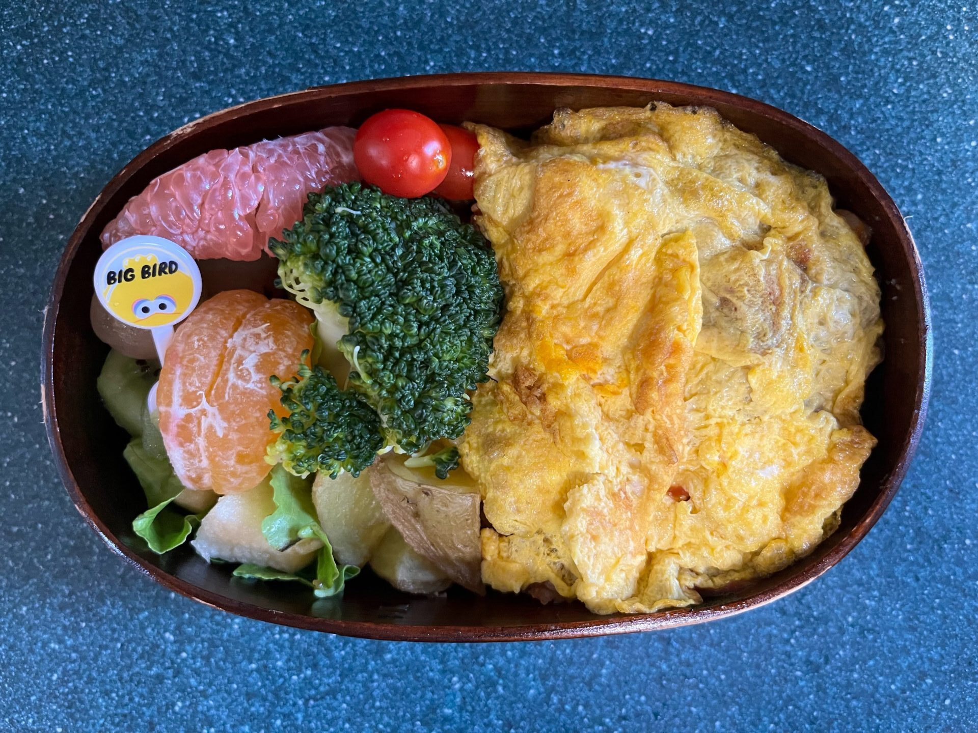 今日のお弁当(9/27)
オムライスでした