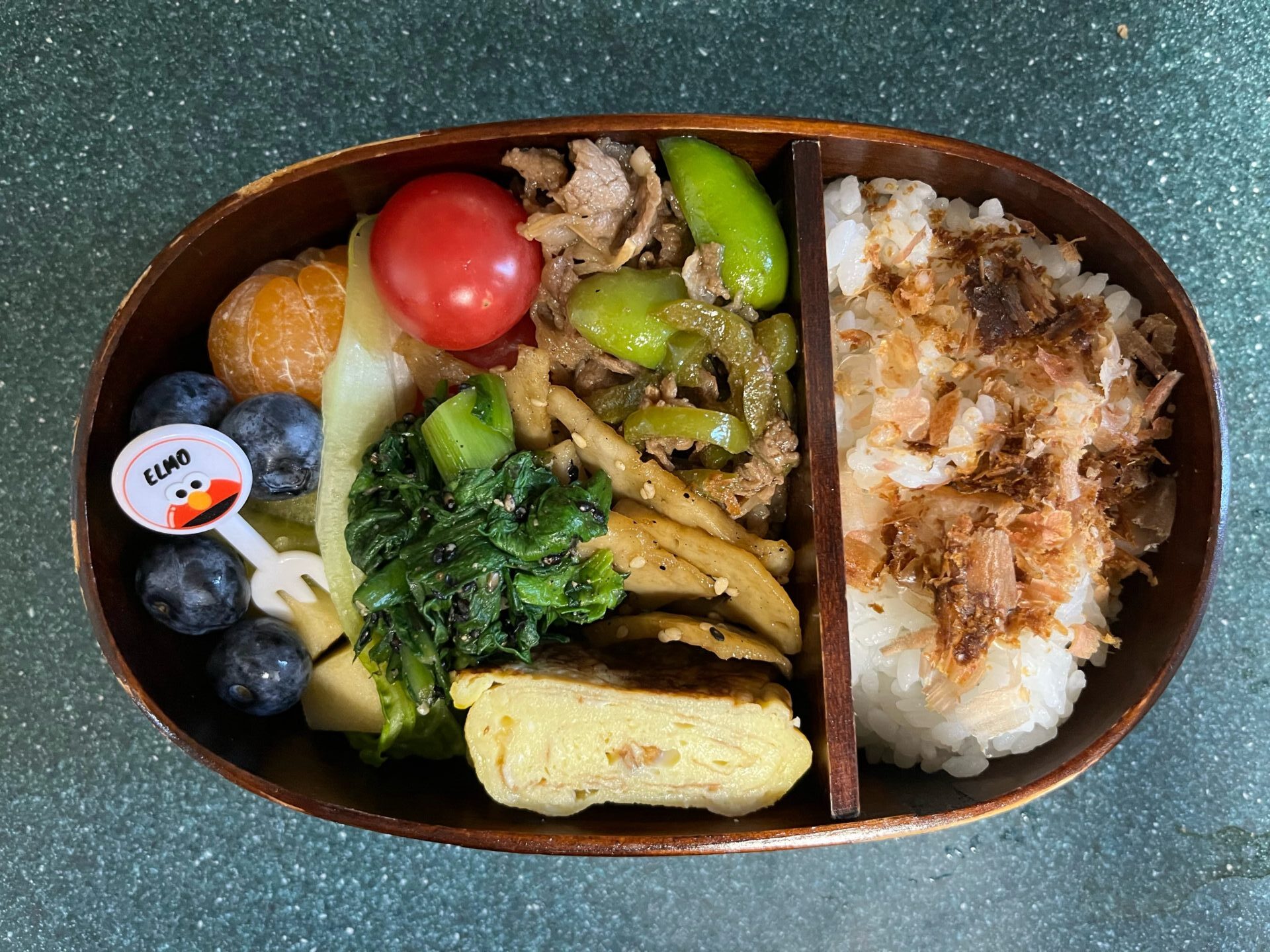 今日のお弁当(11/11)
メインは牛肉とピーマンの青椒肉絲風でした