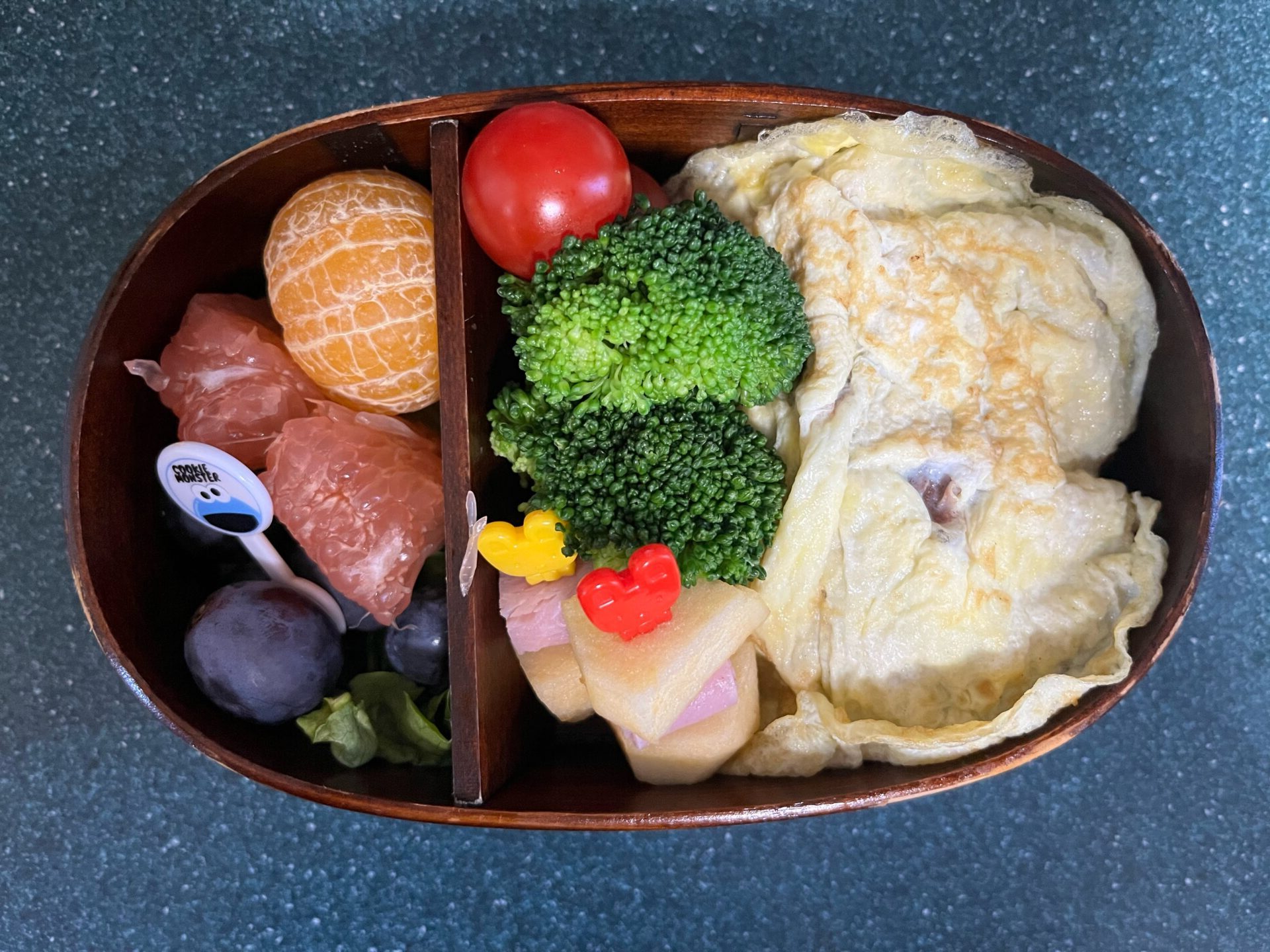 今日のお弁当(1/17)
オムライスでした